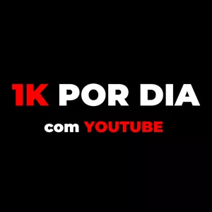 Imagem de capa para o Curso online 1K POR DIA COM YOUTUBE