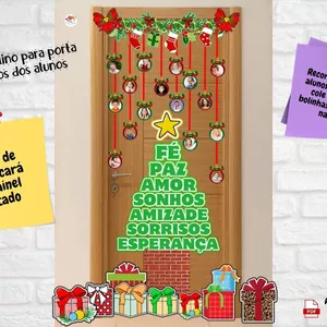 Imagem de capa para o Ebook Painel de porta natalino com fotos