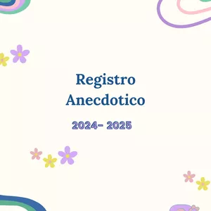 Imagen de portada para Ebook Registro anecdótico 2024-2025