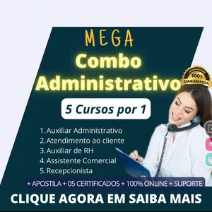 Imagem de capa para o Curso online Combo administrativo 