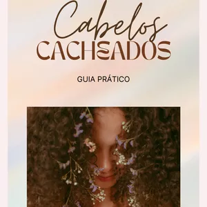 Imagem de capa para o Ebook Cabelos Cacheados- Guia Prático