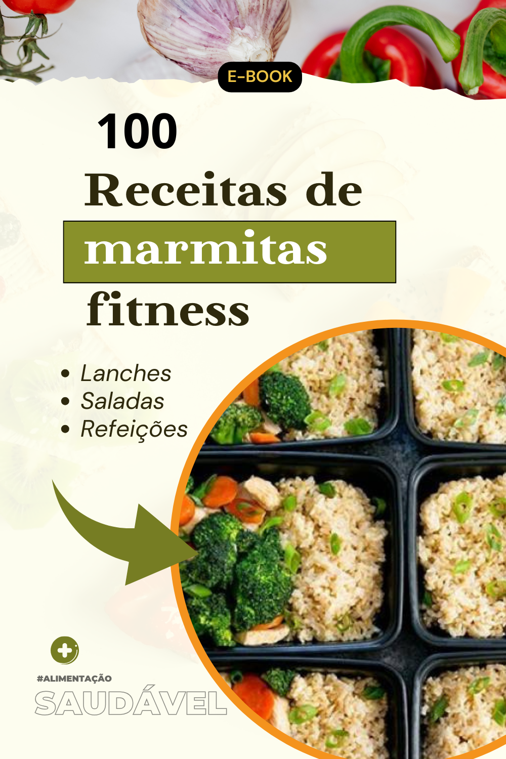 Imagem de 100 receitas fitness para secar em 30 dias criado por Maria na hotmart