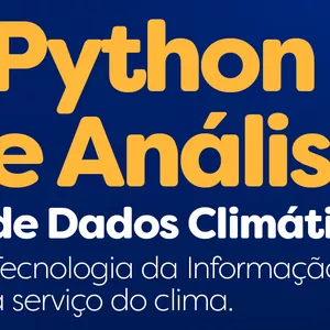 Imagem de capa para o Curso online Python e Inteligência de Dados Climáticos