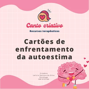Imagem de capa para o Ebook Cartões de enfrentamento sobre autoestima