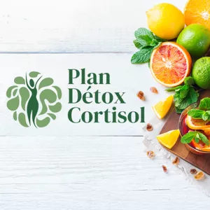 Image de couverture pour le Ebook Menu Détox Cortisol 21 Jours