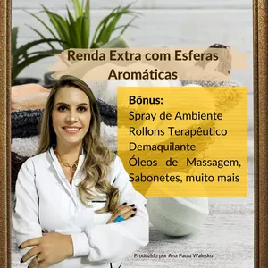 Imagem de capa para o Curso online RENDA EXTRA com Esferas Aromáticas/ BATH BOMBs Receita Simples e Fácil
