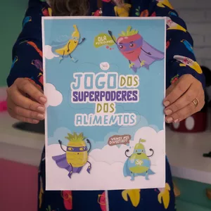 Imagem de capa para o Ebook Jogo dos Superpoderes dos Alimentos