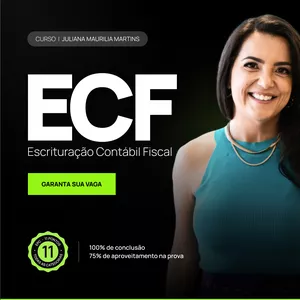 Imagem de capa para o Curso online ECF - Escrituração Contábil Fiscal