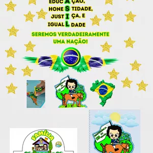 Imagem de capa para o Ebook Painel Educativo 7 de Setembro 2 EM 1