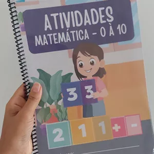 Imagem de capa para o Ebook ATIVIDADES - NÚMEROS DE 0 A 10