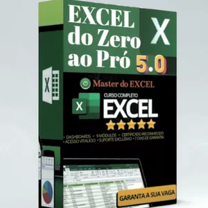 Imagem de EXCEL do Zero ao Pró 5.0 - Master do Excel  criado por TREINAMENTOS RAIZES DIGITAL na hotmart