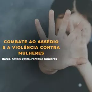 Imagem de capa para o Ebook Combate ao assédio e a violência contra a mulher
