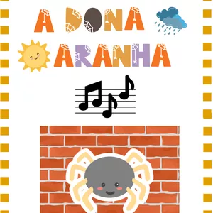 Imagem de capa para o Curso online Painel para Musicalização-Dona Aranha 