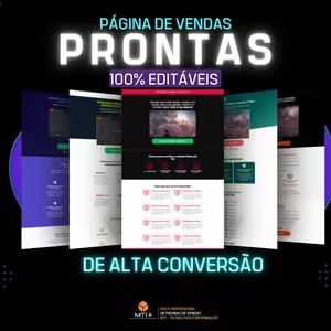 Imagem de capa para o Ebook Pack Páginas de Vendas