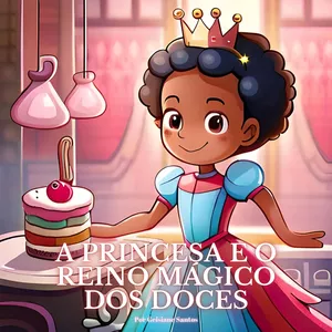 Imagem de capa para o Ebook A Princesa e o Reino Magico dos doces