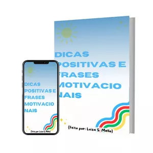 Imagem de capa para o Ebook Dicas Positivas e Frases Motivacionais