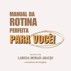 Imagem de capa para o Ebook Manual da rotina perfeita para você!