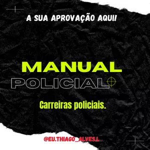 Imagem principal do produto MANUAL DE QUESTÕES E PDF - CARREIRAS POLICIAIS.
