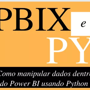 Imagem de capa para o Ebook Manipular dados dentro do Power BI usando Python