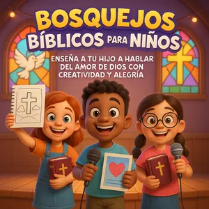 Imagen de portada para Ebook Bosquejos Bíblicos para Niños: Enseña a tu Hijo a Hablar del Amor de Dios con Creatividad y Alegría