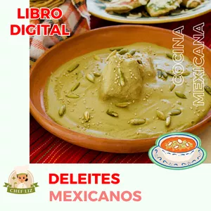 Imagen de portada para Ebook Recetas Deleites Mexicanos Cocina Mexicana