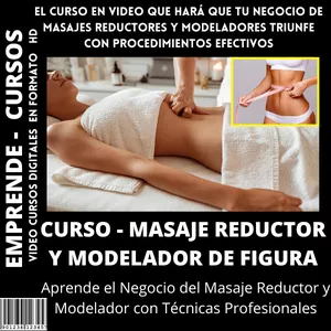Imagen de portada para Curso online CURSO DE MASAJE REDUCTOR Y MODELADOR DE FIGURA + BONUS DE OBSEQUIO
