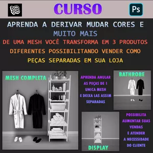 Imagem de capa para o Curso online DERIVANDO BATHROBE 