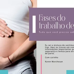 Imagem de capa para o Ebook Fases do trabalho de parto: um guia prático pra você!