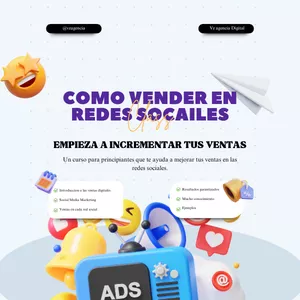 Imagen de portada para Curso online Como vender en redes sociales - MasterClass
