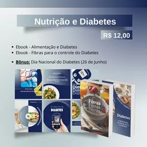 Imagem de capa para o Ebook Nutrição e Diabetes