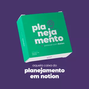 Imagem de capa para o Curso online Aquela caixa do planejamento pessoal com Notion