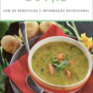 Imagem de capa para o Ebook Sopas Saudáveis para Emagrecimento!