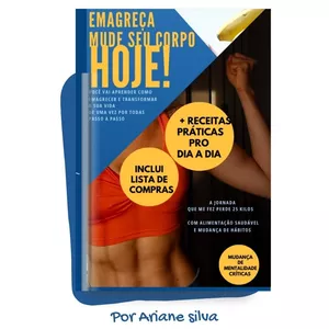 Imagem de capa para o Ebook Emagreça mude seu corpo HOJE!