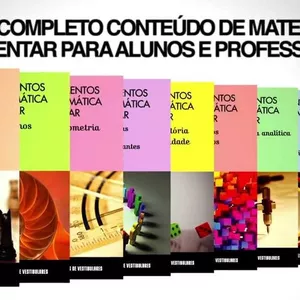 Imagem de capa para o Ebook Fundamentos da Matemática Elementar - Todos os Volumes (1 a 11) Ed. Atual 