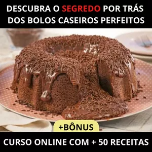 Imagem de capa para o Curso online BOLO CASEIRO