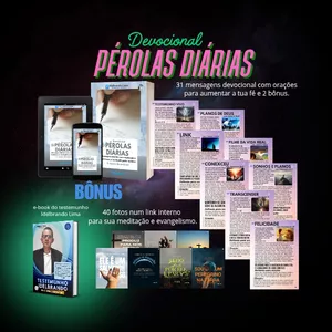 Imagem de capa para o Ebook Devocional Pérolas Diárias 