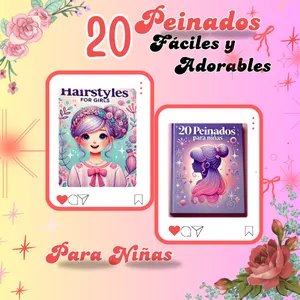 Imagen de portada para Curso online 20 peinados fáciles y adorables para niñas.