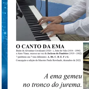 Imagem de capa para o Ebook PARTITURA de O CANTO DA EMA