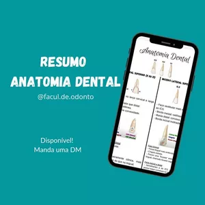 Imagem de capa para o Ebook Resumo Anatomia Dental 