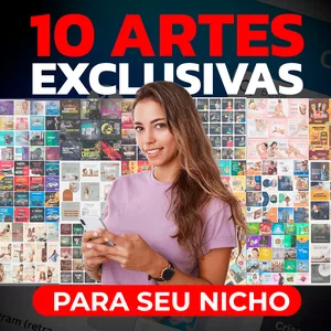 Imagem de capa para o Curso online Vou Criar Para Você 10 Artes Exclusiva Para Seu Negócio 