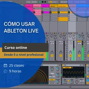 Imagen de portada para Curso online Cómo usar Ableton Live desde 0