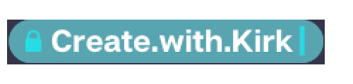 Create with Kirk logo