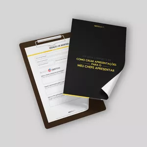 Imagem de capa para o Ebook GUIA - Como criar apresentações para o meu chefe apresentar