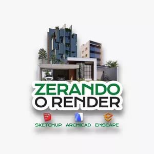 Imagem de capa para o Curso online Escon Renders - Aprenda ArchiCAD + Enscape, do zero ao Render!