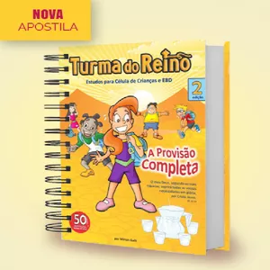 Imagem de capa para o Ebook Apostila: "Turma do Reino" vol.2 - 50 Lições Bíblicas