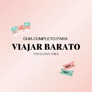 Imagem de capa para o Ebook GUIA COMPLETO PARA VIAJAR BARATO
