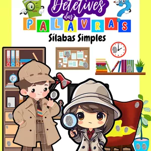 Imagem de capa para o Ebook Detetive das Palavras / Leitura das Sílabas Simples 