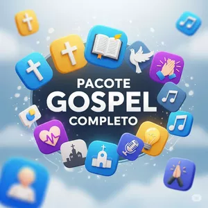 Imagem de capa para o Ebook Pacote Gospel Pack Completo Artes para Igreja