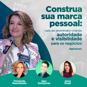 Imagem do curso Construa sua marca pessoal: saia do anonimato criando autoridade e visibilidade para os negócios!
