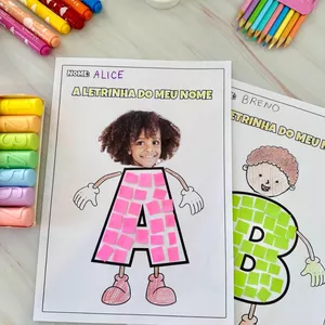 Imagem de capa para o Ebook A Letrinha do Meu Nome 